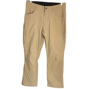 Eddie Bauer Fleece Lined Cargo Pants Khaki Tan